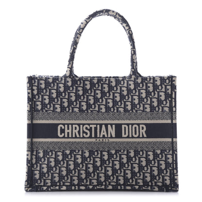 Christian Dior Oblique Medium Book Tote Blue Multicolor 1 of 9