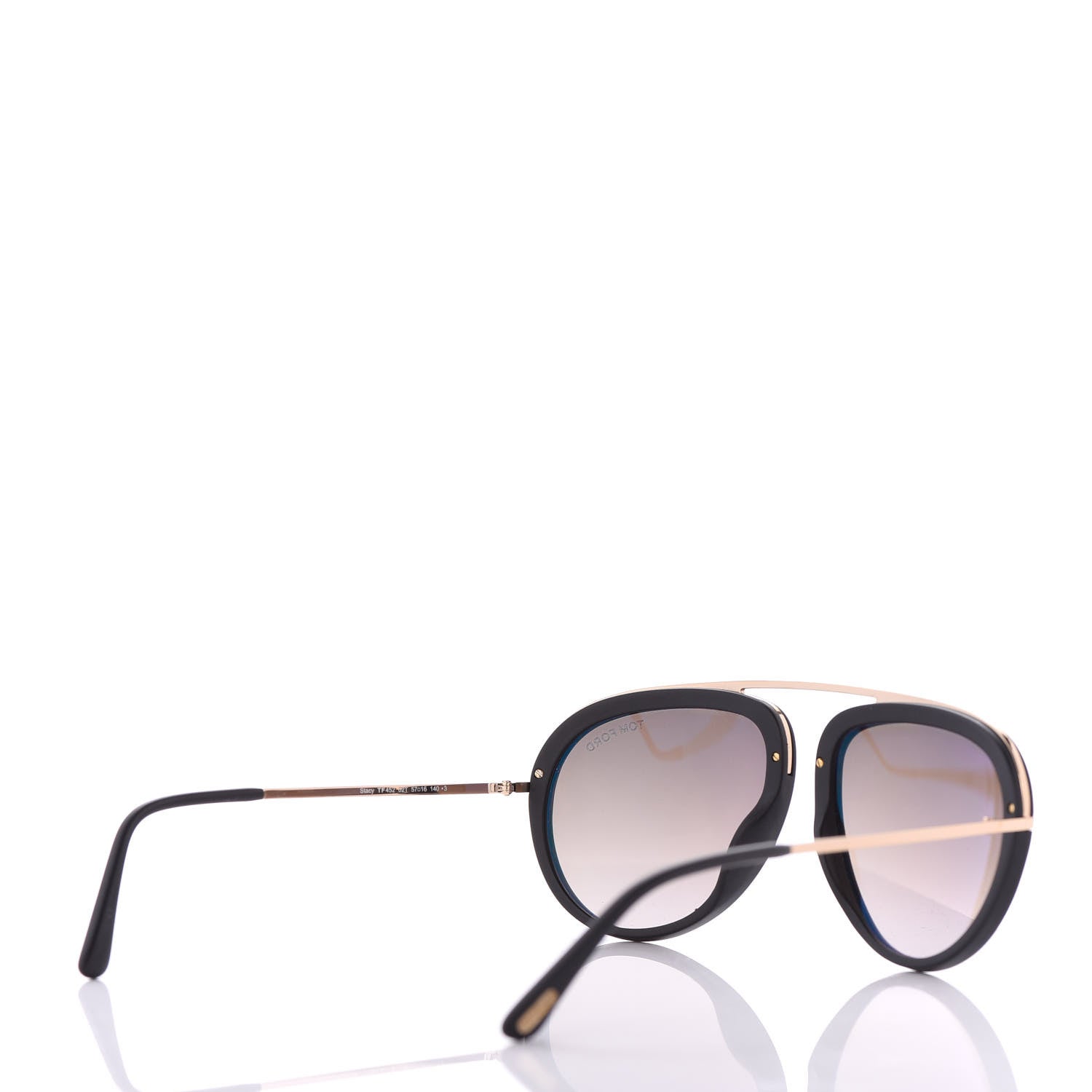Tom Ford Stacy Aviator Sunglasses TF452 Black 4 of 7