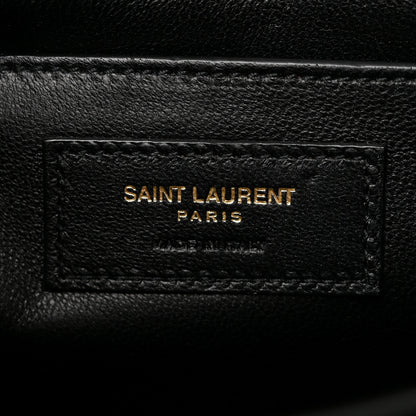 Saint Laurent Grain de Poudre Medium Classic Monogram Cassandra Top Handle Rouge Legion 6 of 12
