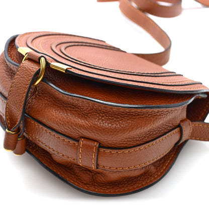 Chloe Calfskin Mini Marcie Round Crossbody Bag Tan 9 of 9