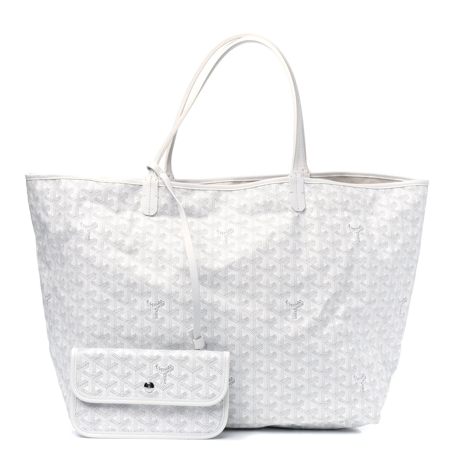 Goyard Goyardine Saint Louis GM White 1 of 9