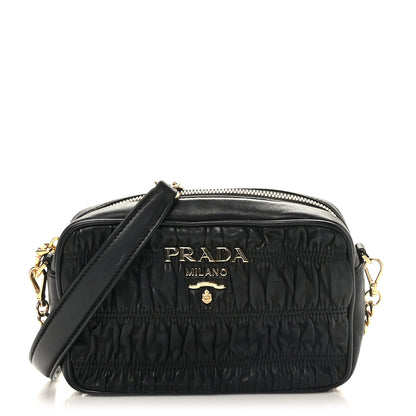 Prada Nappa Gaufre Camera Bag Black 1 of 8