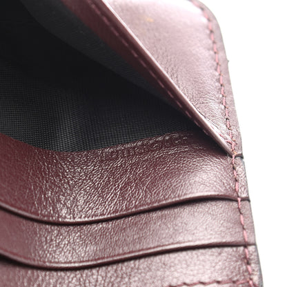 Burberry Grainy Calfskin Penrose Continental Wallet Burgundy 8 of 9