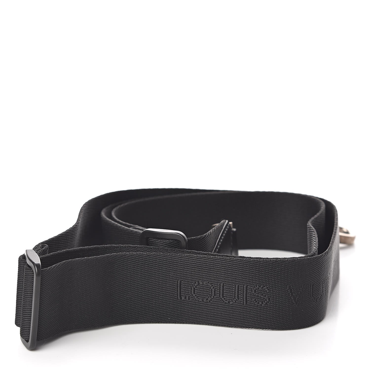 Louis Vuitton Canvas Adjustable Shoulder Strap Black 2 of 4
