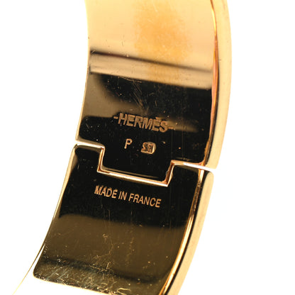 Hermes Enamel Wide Clic Clac H Bracelet PM Black 4 of 4