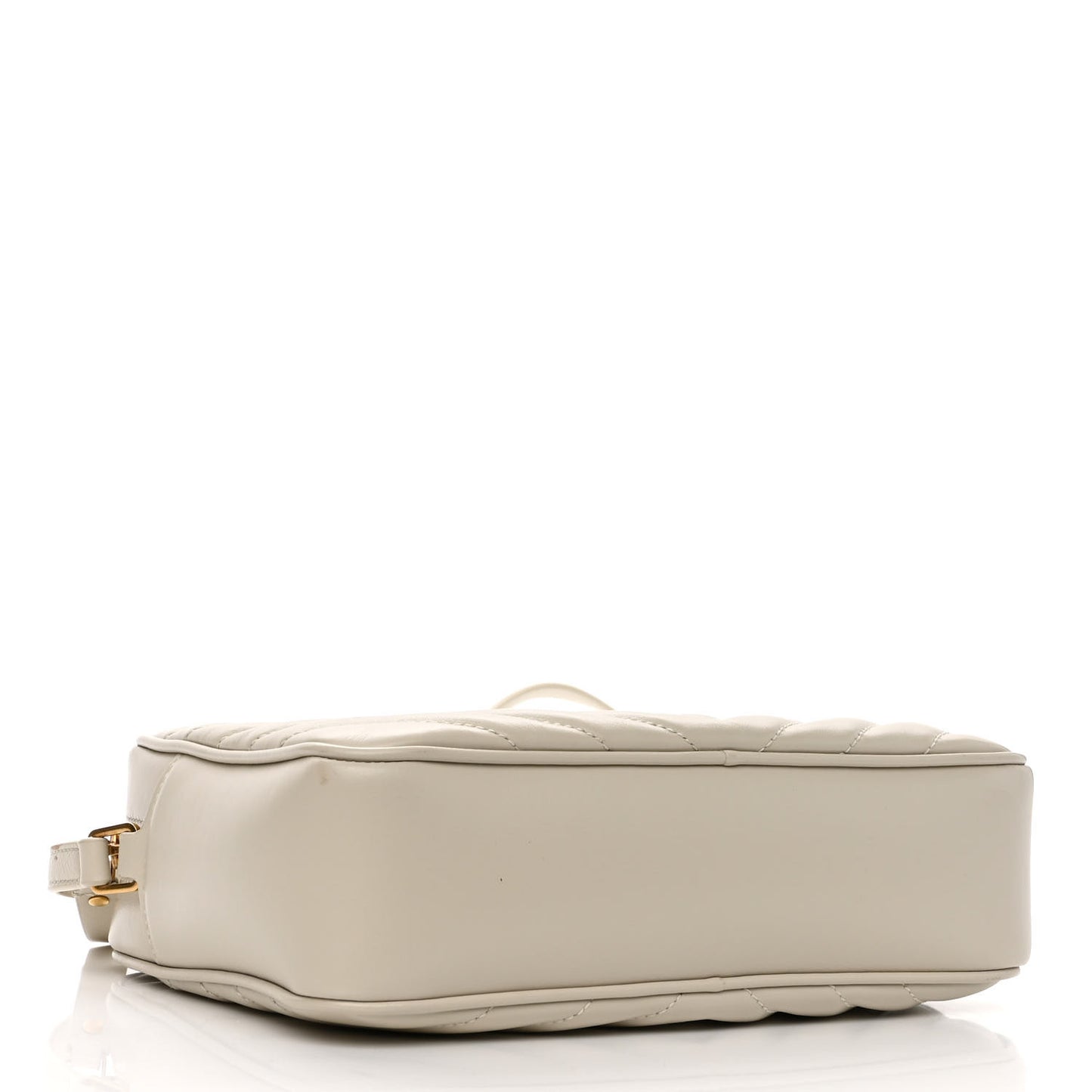 Calfskin Matelasse Monogram Lou Camera Bag Crema Soft