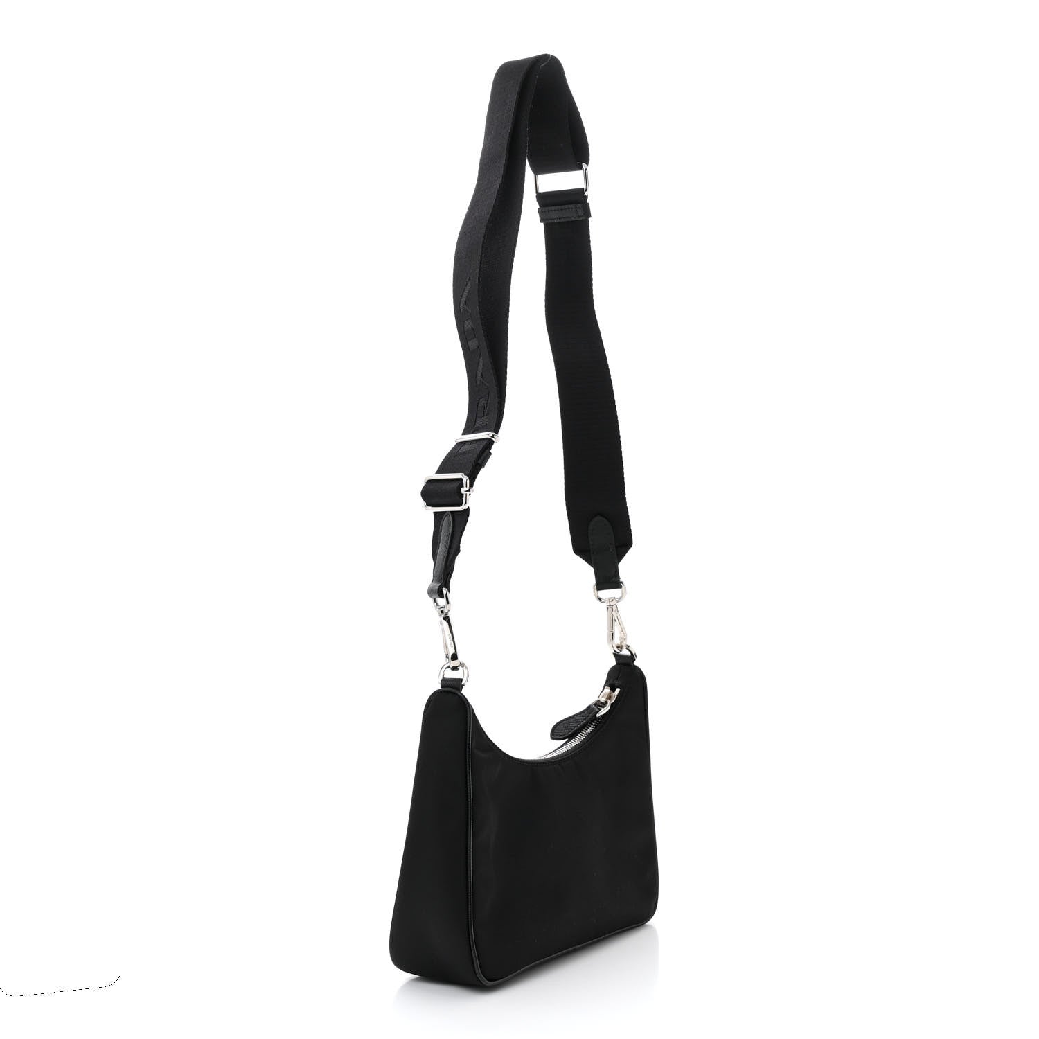 Prada Nylon Re-Edition 2005 Shoulder Bag Black 3 of 11