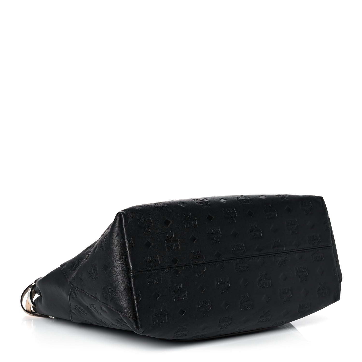 MCM Calfskin Ottomar Large Klara Hobo Black 4 of 14
