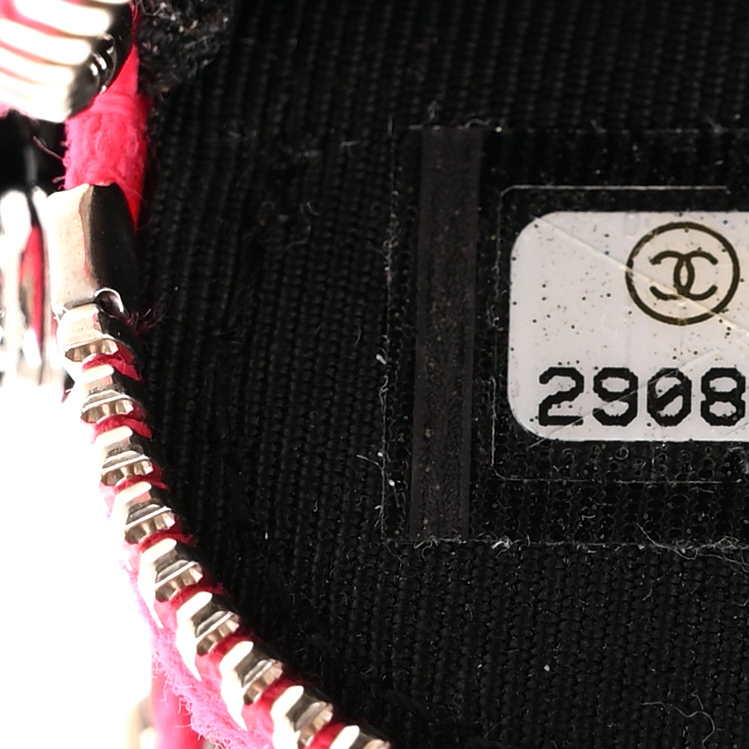 Chanel Patent Quilted Small Clutch With Chain Pink Black 7 of 11