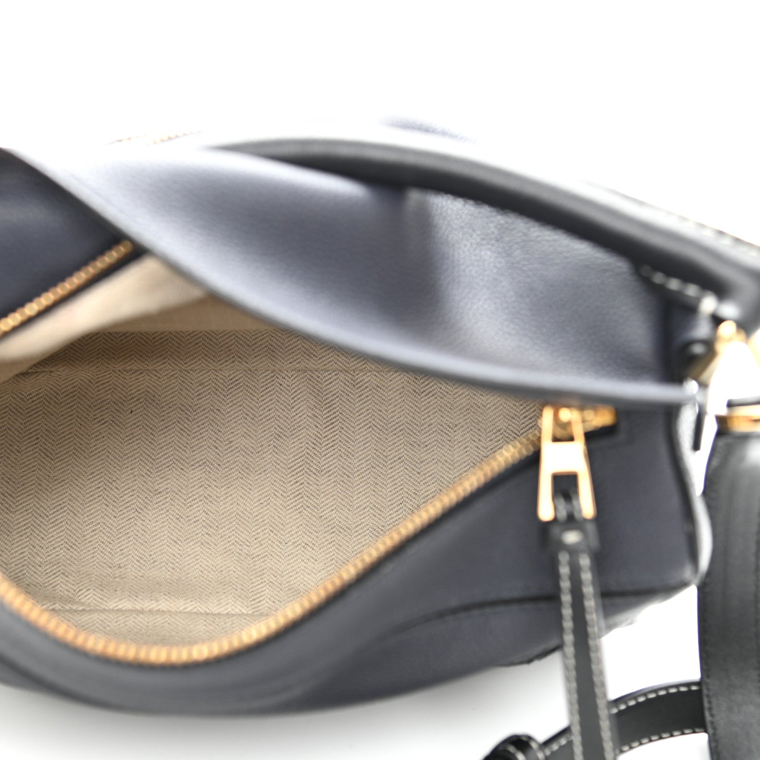 Loewe Calfskin Small Puzzle Bag Midnight Blue Black 5 of 14