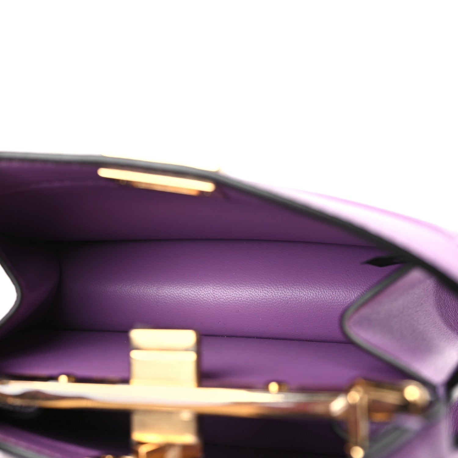 Fendi Shiny Nappa Petite Peekaboo I SEE U Satchel Violetta 5 of 10