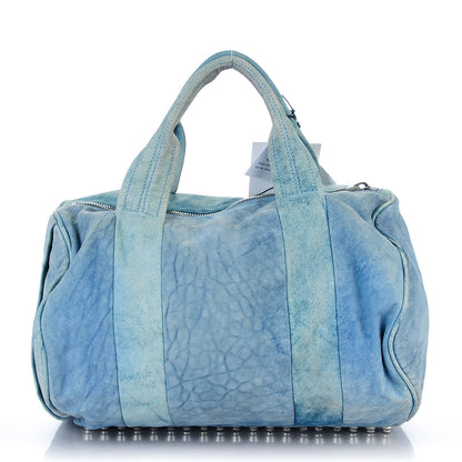 Alexander Wang Tumbled Nubuck Rocco Ocean Silver Hardware 1 of 8