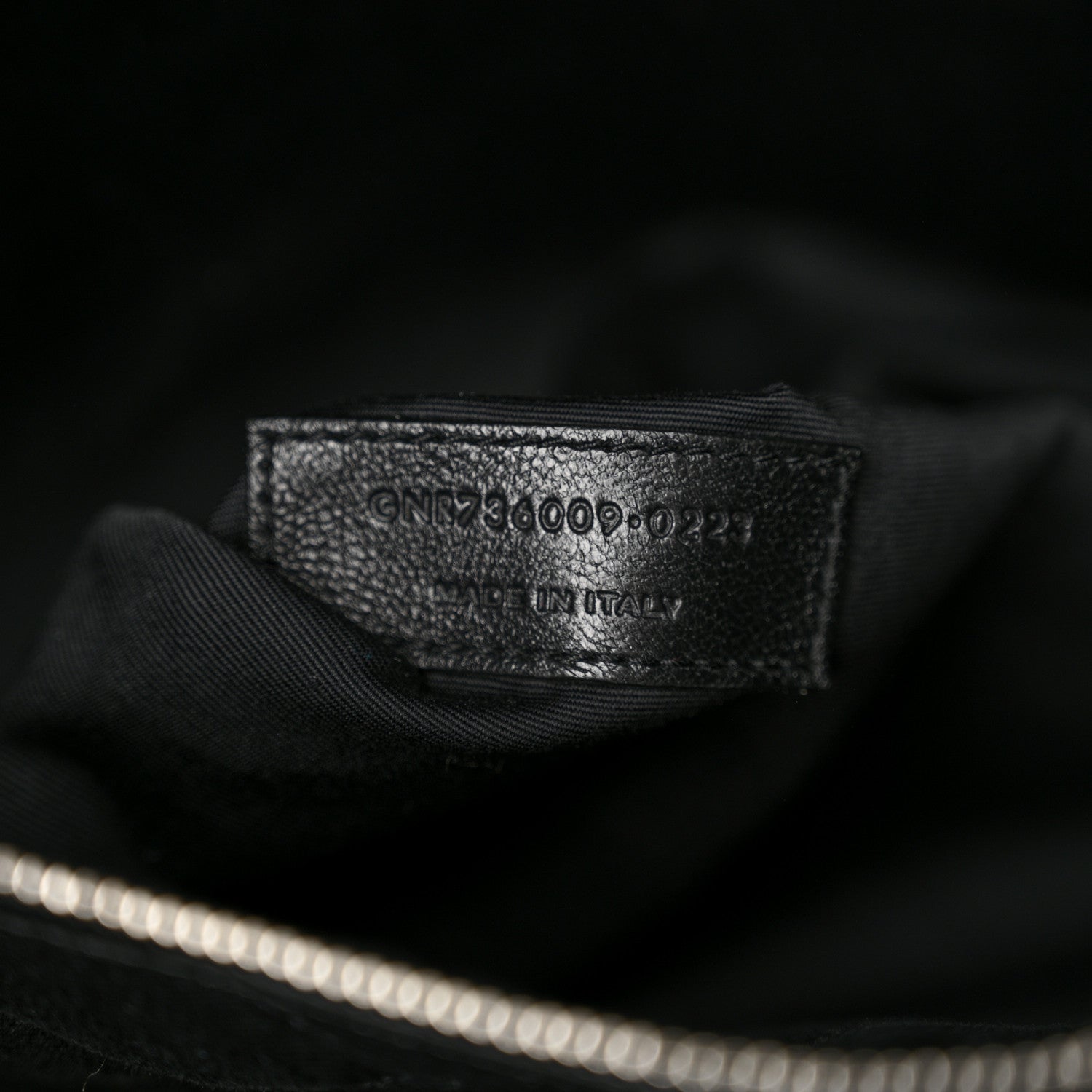 Saint Laurent Calfskin Quilted ES Giant Travel Bag Black 6 of 13