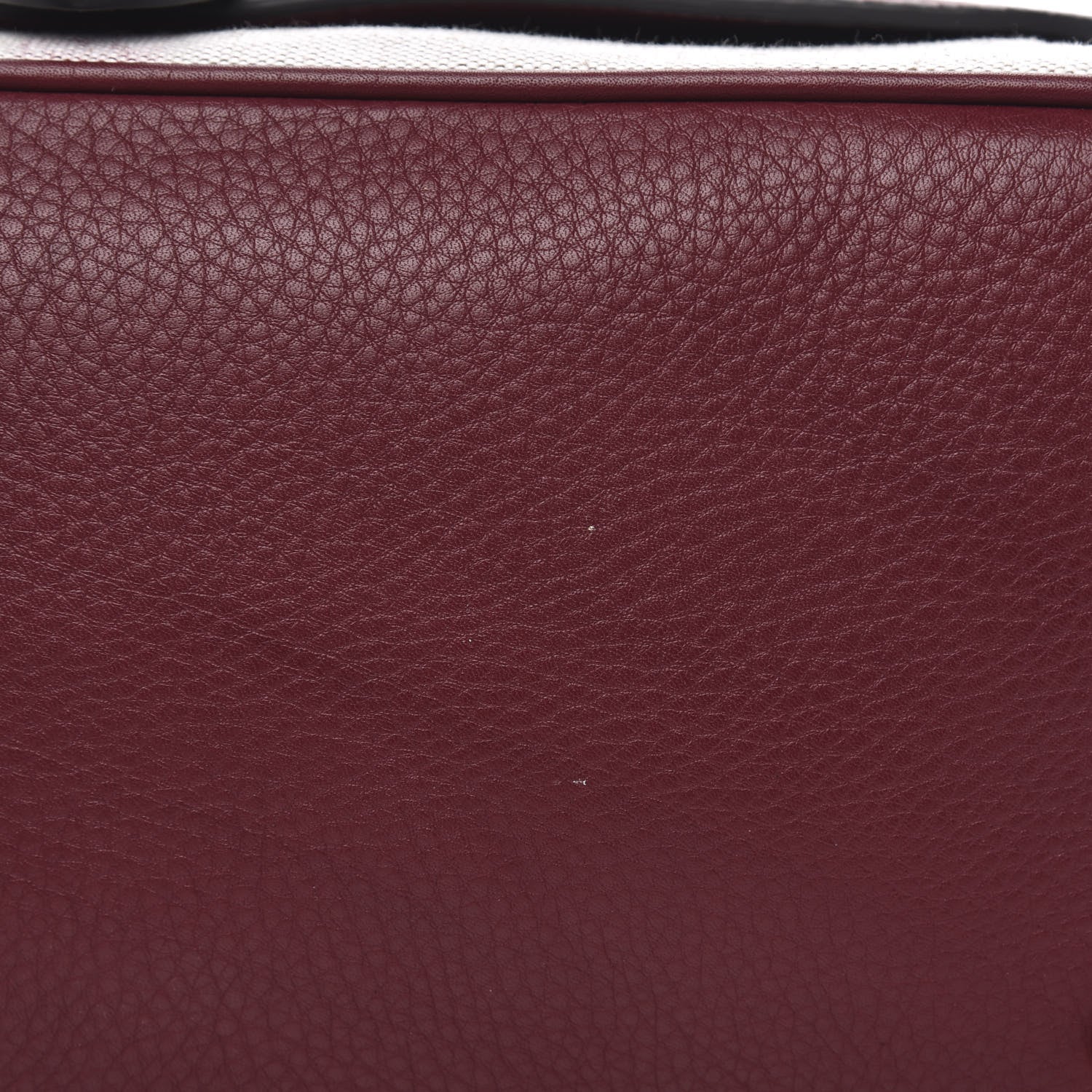 Burberry House Check Calfskin Shoulder Bag Mahogany Red 8 of 10