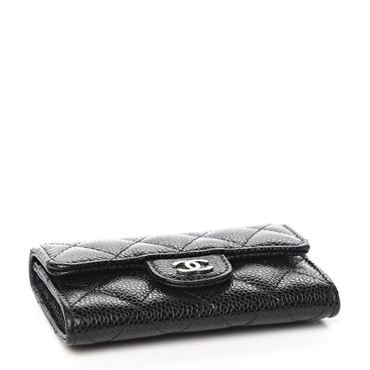 Chanel Caviar Quilted Flap Card Holder Black 3 of 8