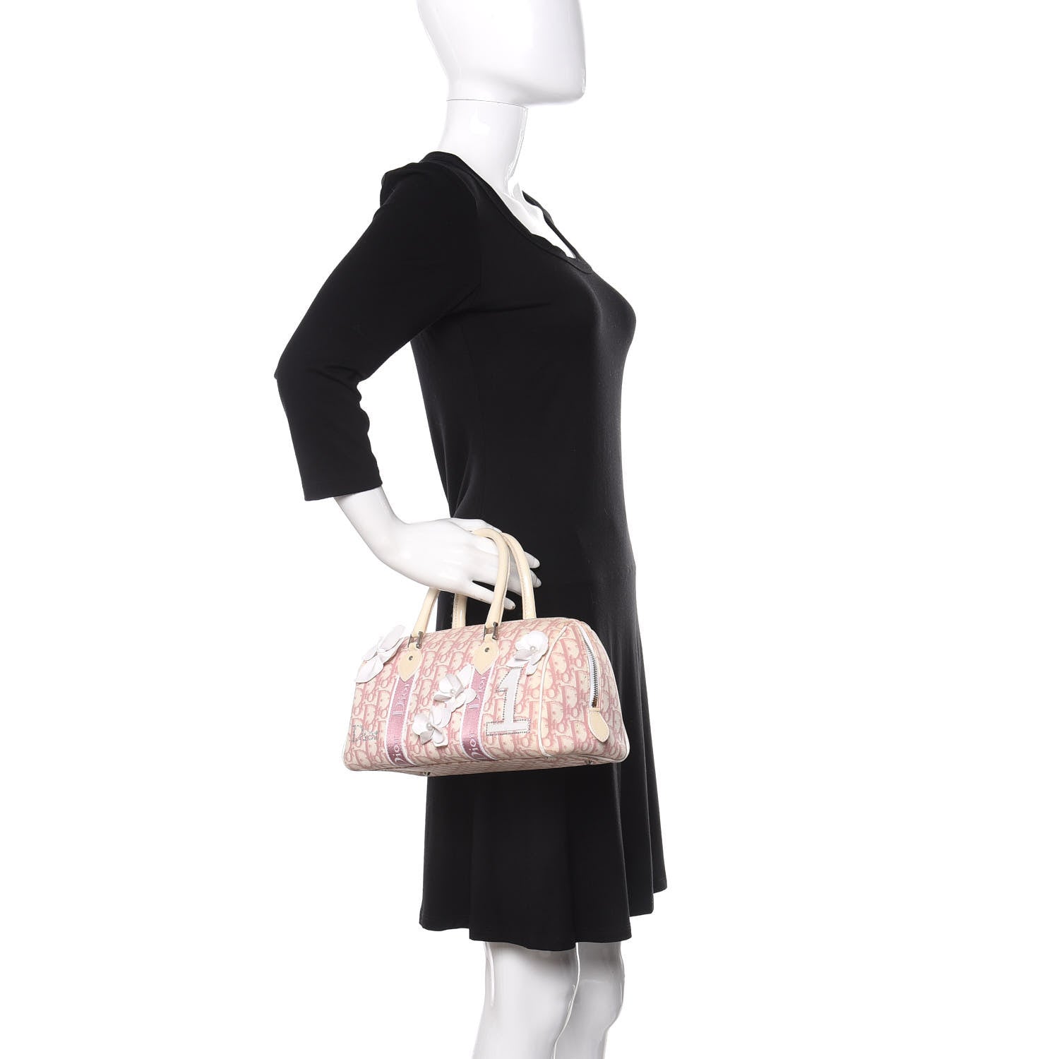 Christian Dior Monogram Girly Boston Pink 2 of 15