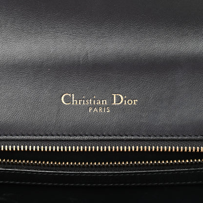 Christian Dior Patent Micro-Cannage Medium Diorama Flap Bag White 6 of 14