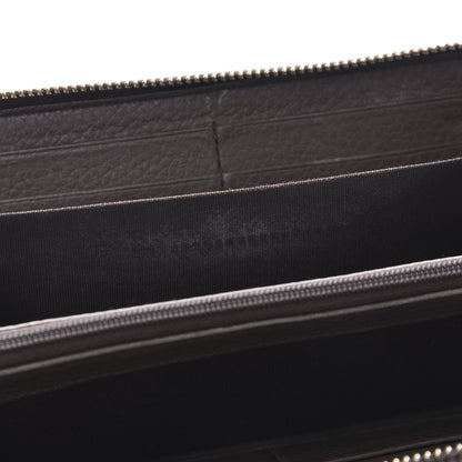 Gucci Dollar Calfskin Bamboo Tassel Zip Around Wallet Grey Field 10 of 10