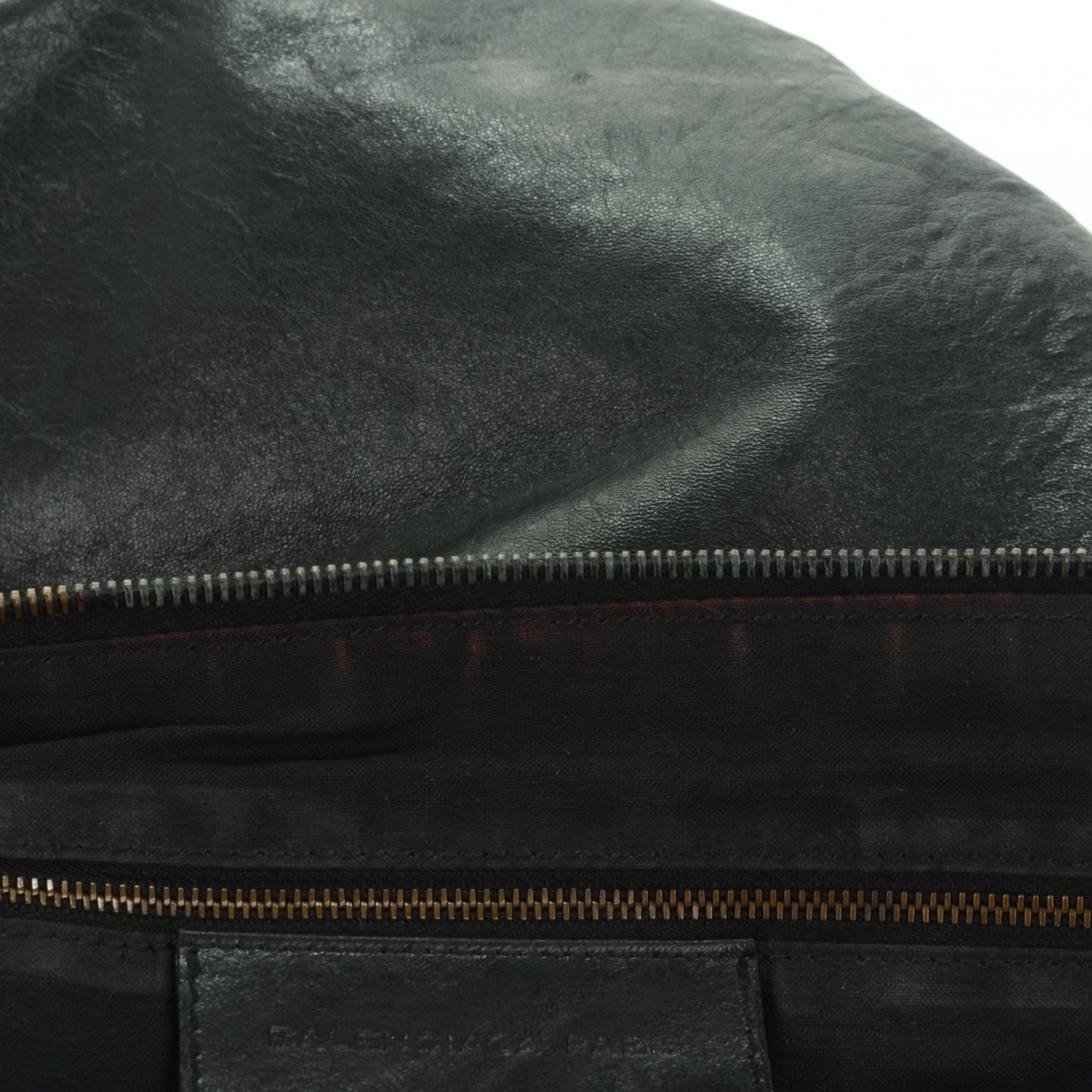 Agneau Classic Hardware Day Hobo Black