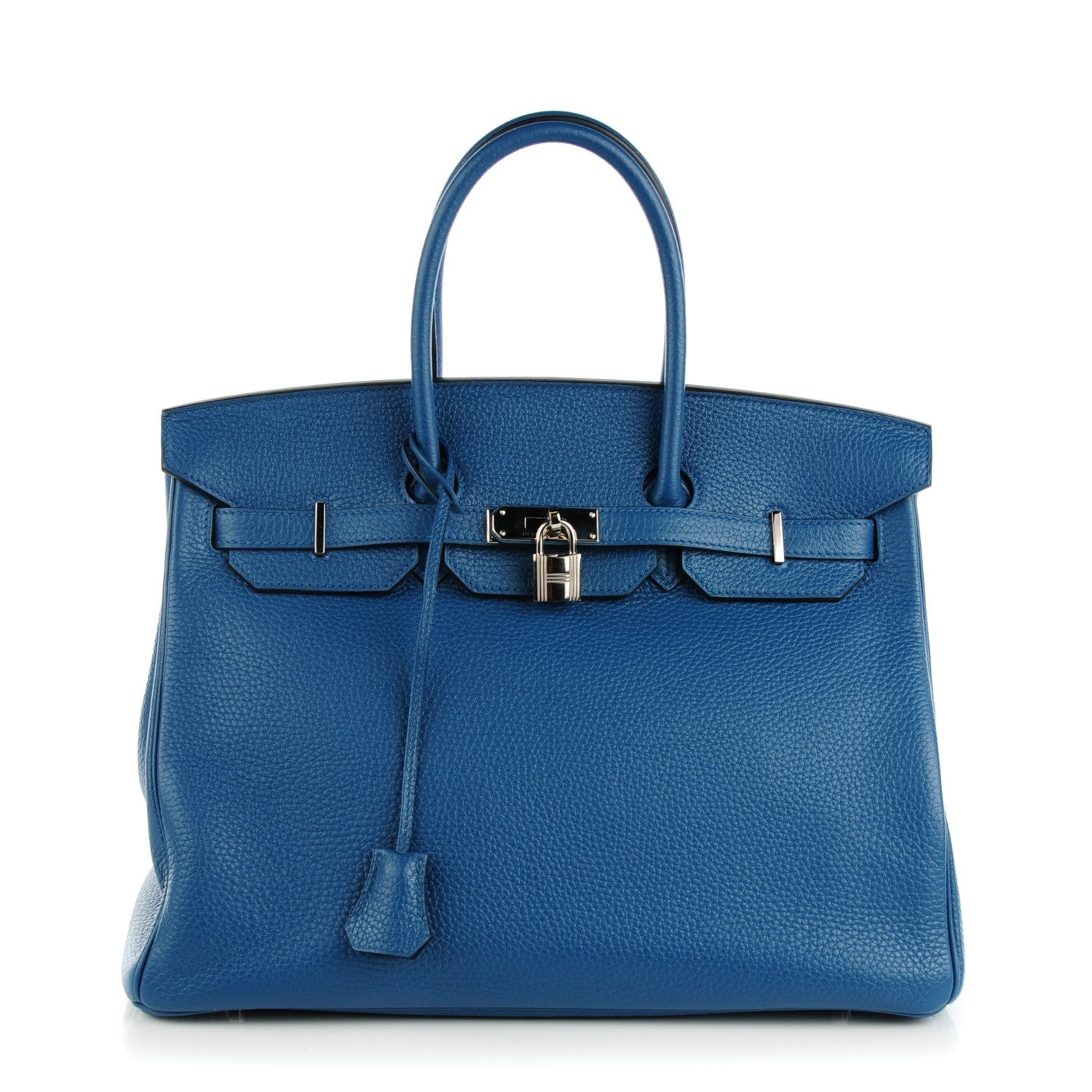 Hermes Taurillon Clemence Birkin 35 Bleu Thalassa 1 of 22