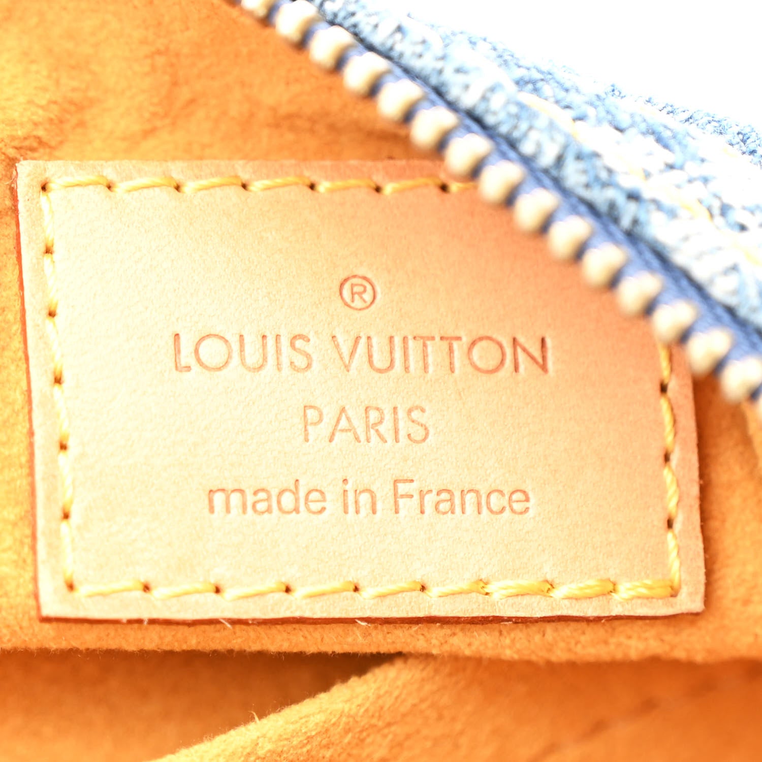 Louis Vuitton Monogram Denim Baggy PM Blue 6 of 10