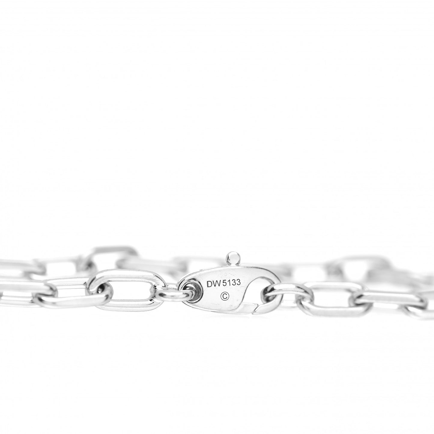 18K White Gold Spartacus Chain Bracelet