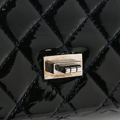 Chanel Patent Quilted 2.55 Reissue 226 Flap Blue 20 of 21