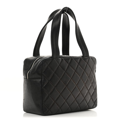Chanel Lambskin Quilted CC Pocket Tote Black 3 of 14