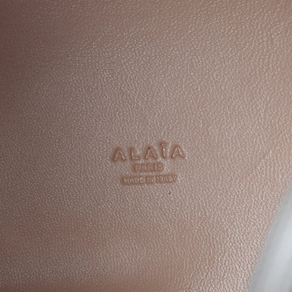 Alaia Lux Calfskin Vienne Wave Mina 25 Bag Perle 8 of 9