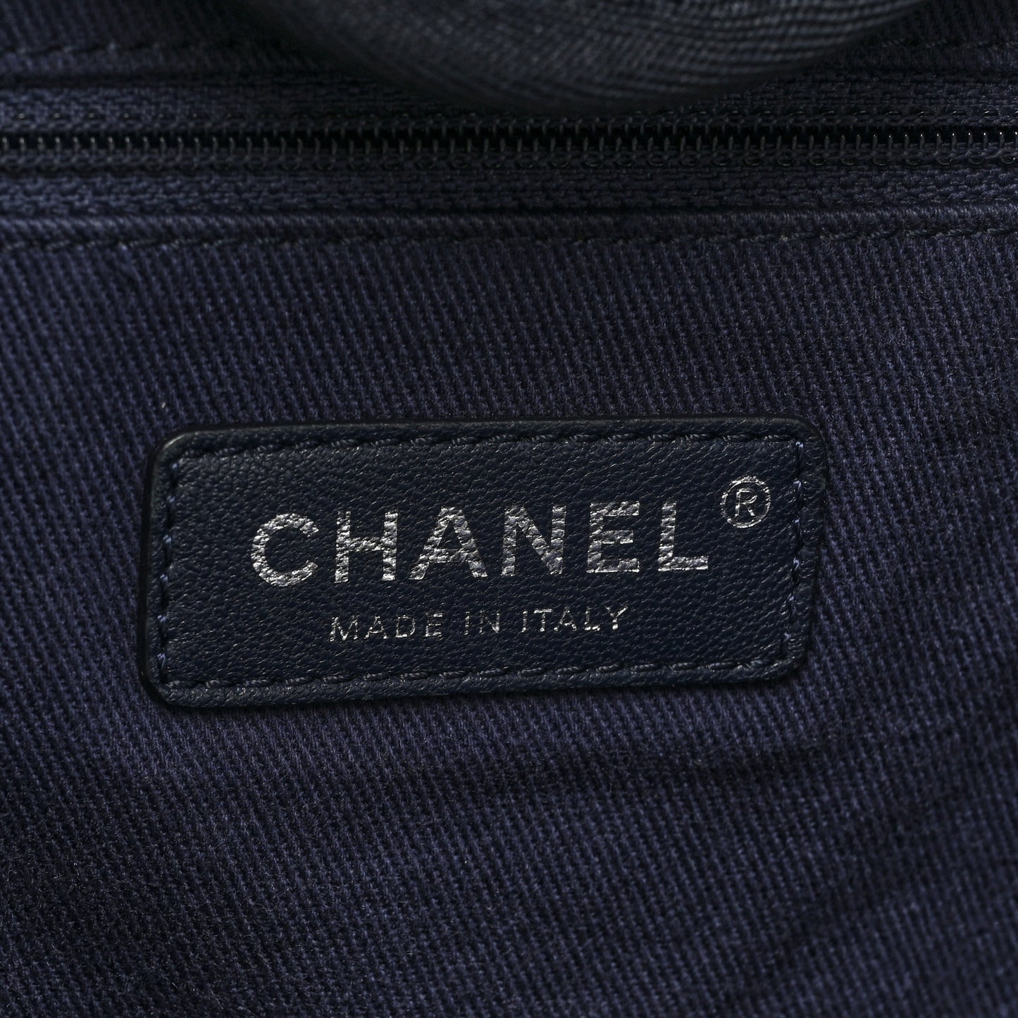 Denim Large Deauville Tote Blue