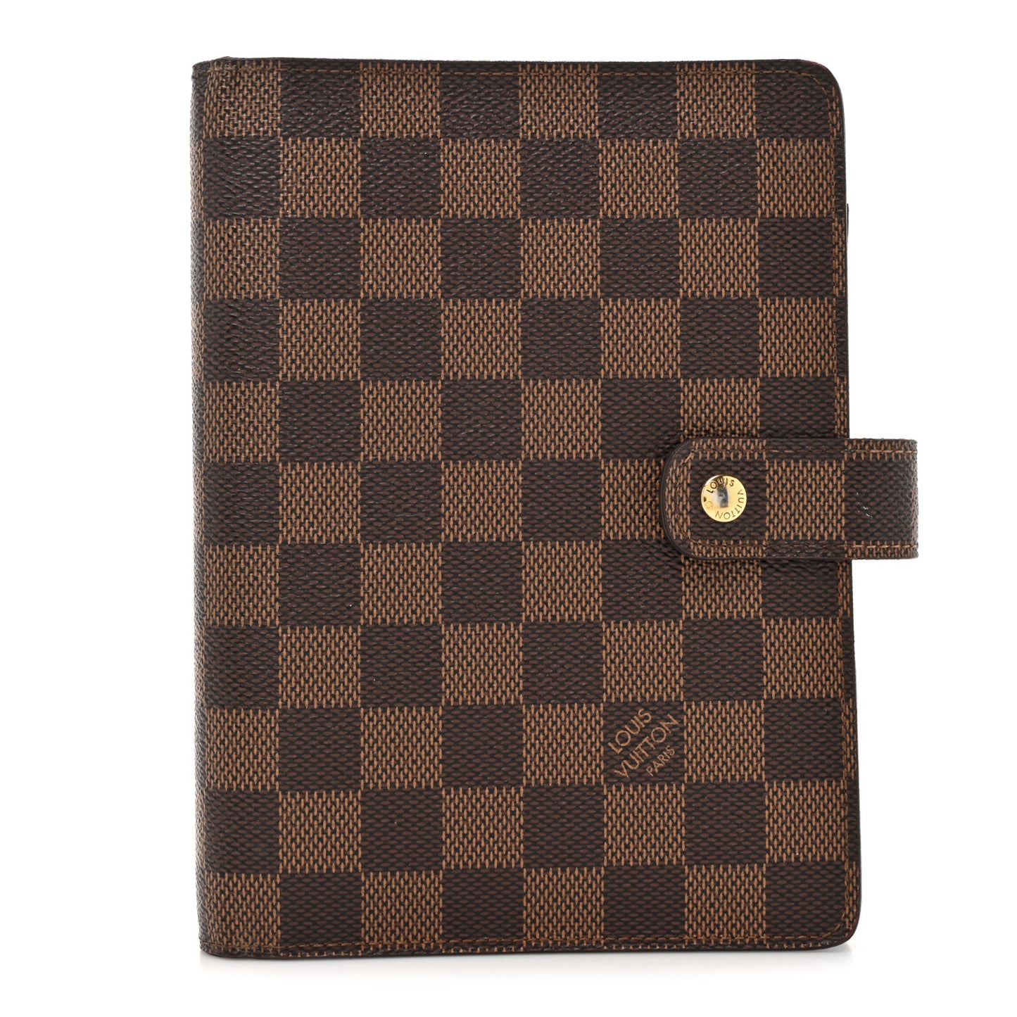 Damier Ebene Medium Ring Agenda Cover