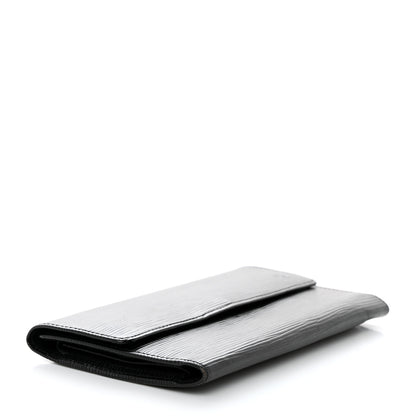 Louis Vuitton Epi Porte Tresor International Wallet Black 4 of 8