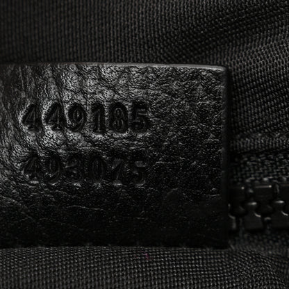 Gucci Nylon Monogram Medium Flat Messenger Bag Black 7 of 11