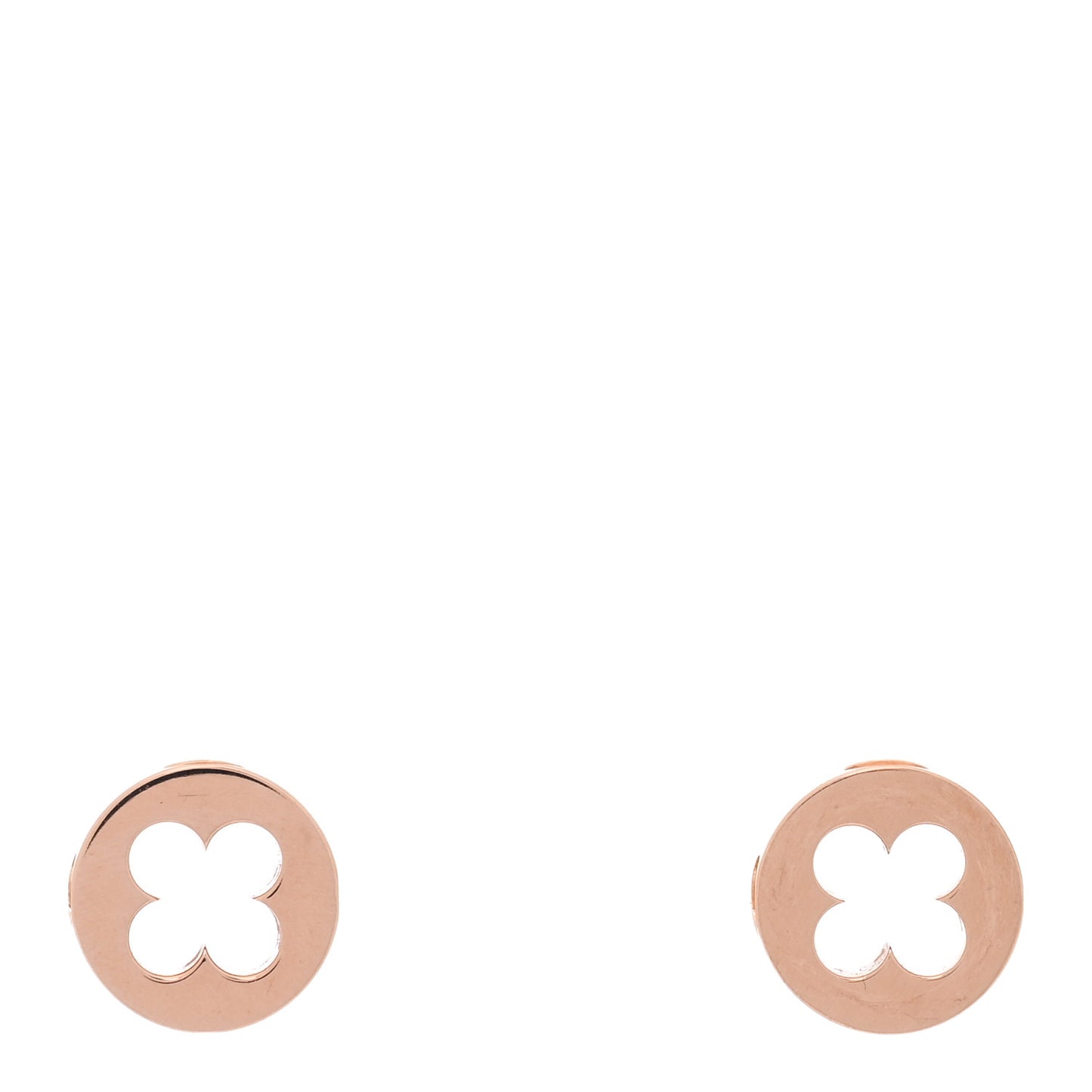 18K Pink Gold Empreinte Ear Studs Earrings