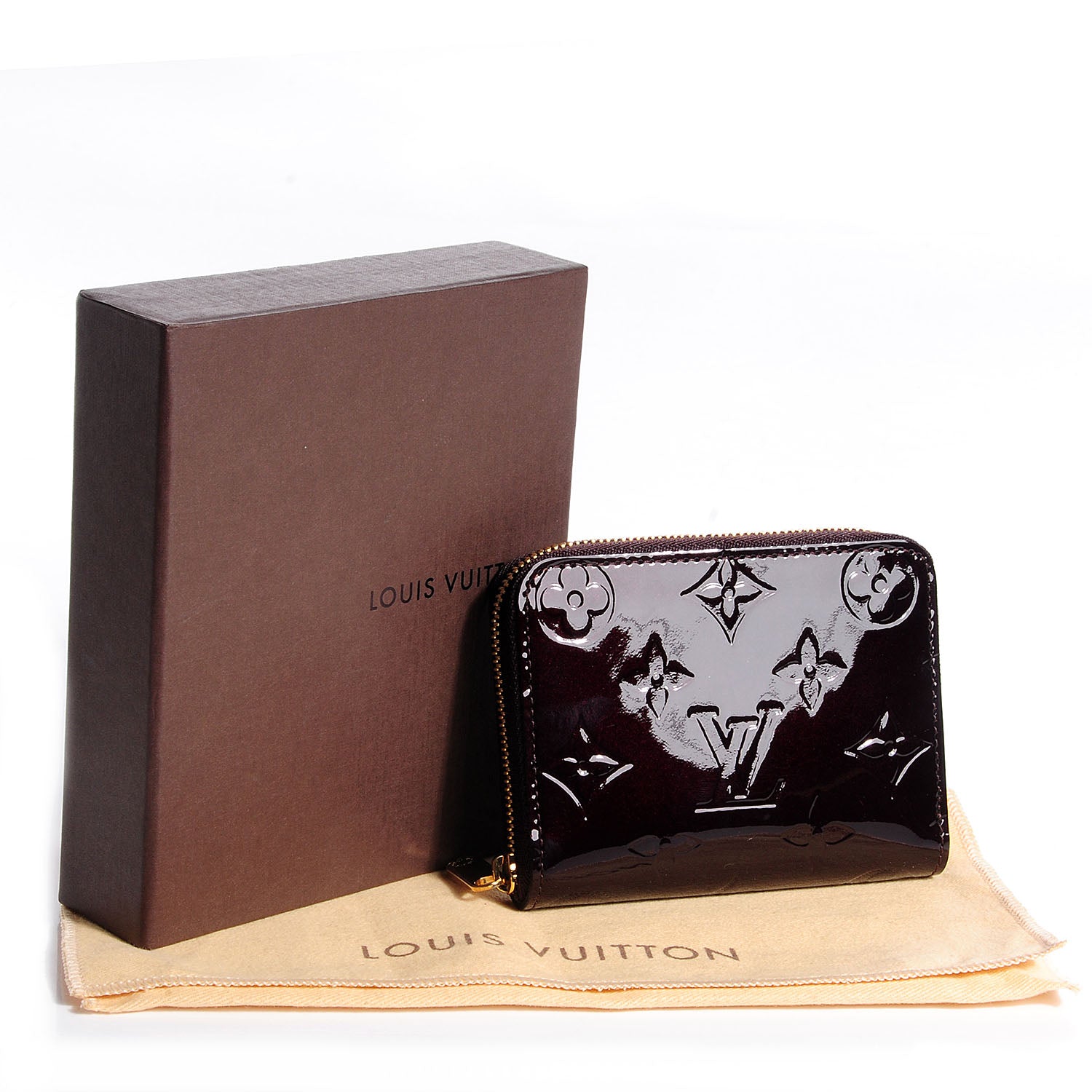 Louis Vuitton Vernis Zippy Coin Purse Wallet Amarante 5 of 8