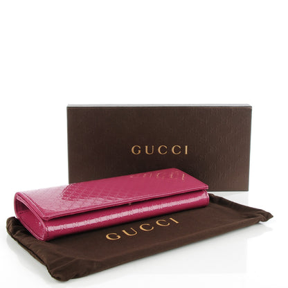 Gucci Patent Microguccissima Small Broadway Clutch Peonia Flower 4 of 7