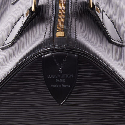 Louis Vuitton Epi Speedy 25 Black 7 of 8