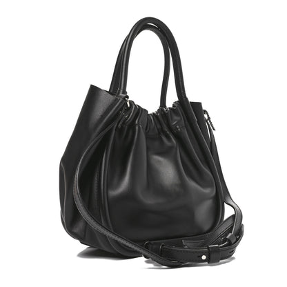 Proenza Schouler Calfskin Small Ruched Tote Black 3 of 11