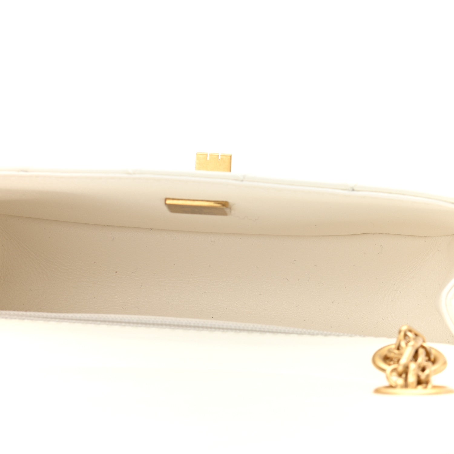 Chanel Aged Calfskin Quilted 2.55 Reissue Mini Flap White 5 of 11
