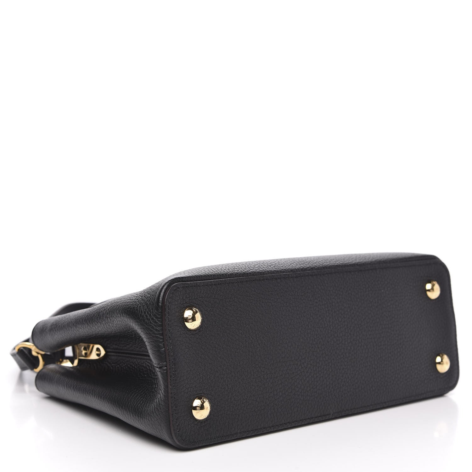 Louis Vuitton Taurillon Capucines BB Black 5 of 9