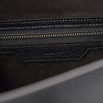 Celine Drummed Calfskin Micro Luggage Black 7 of 10