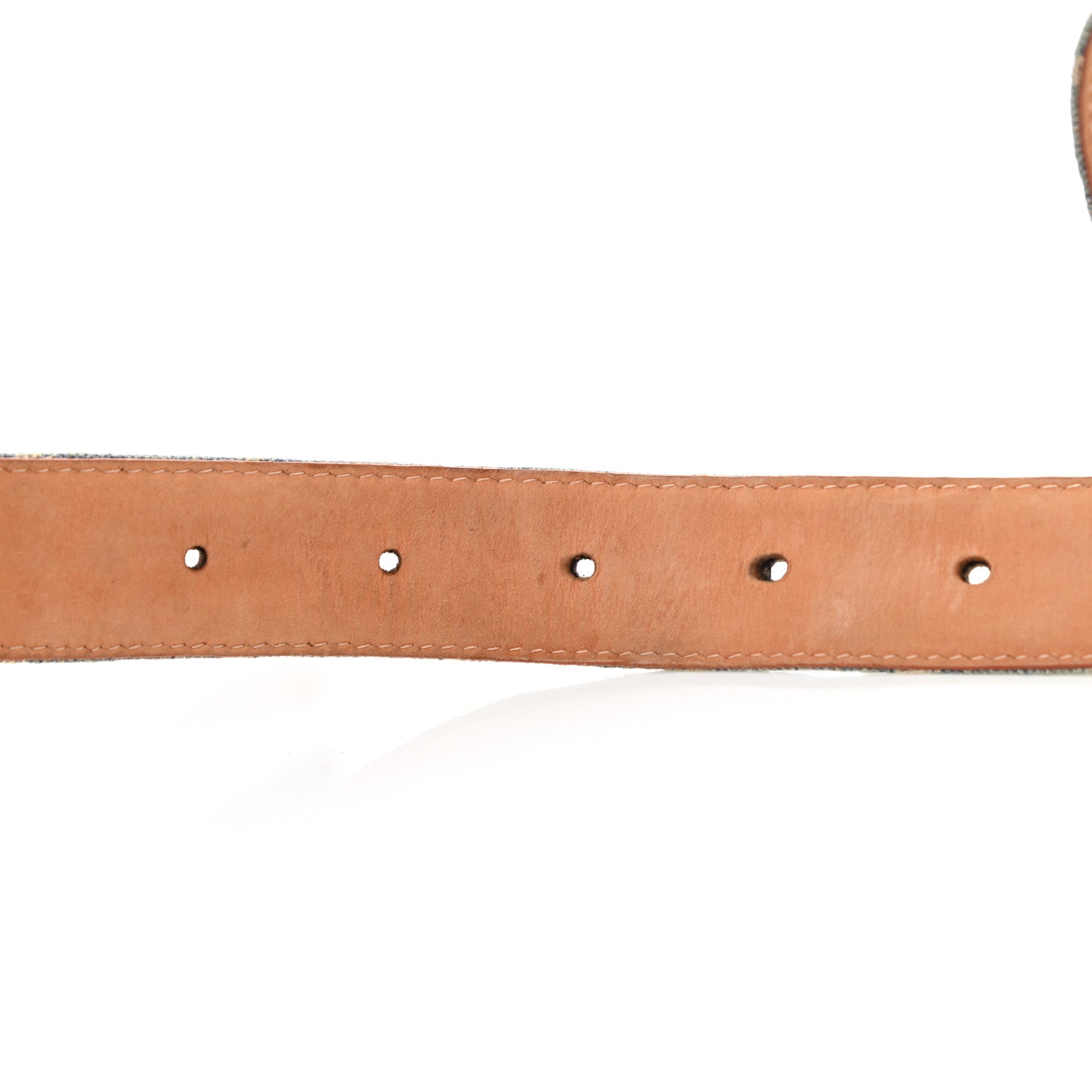 Louis Vuitton Denim Monogram Belt 90 36 Blue 10 of 14