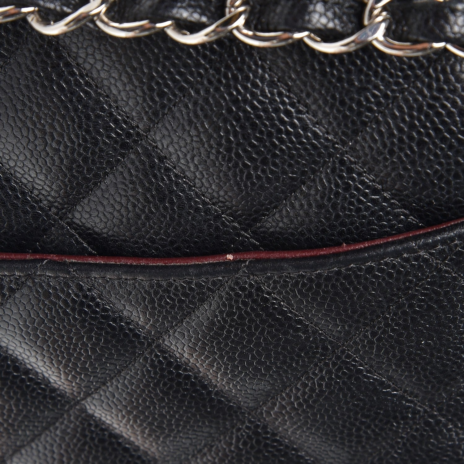 Chanel Caviar Quilted Jumbo Double Flap Black 9 of 14