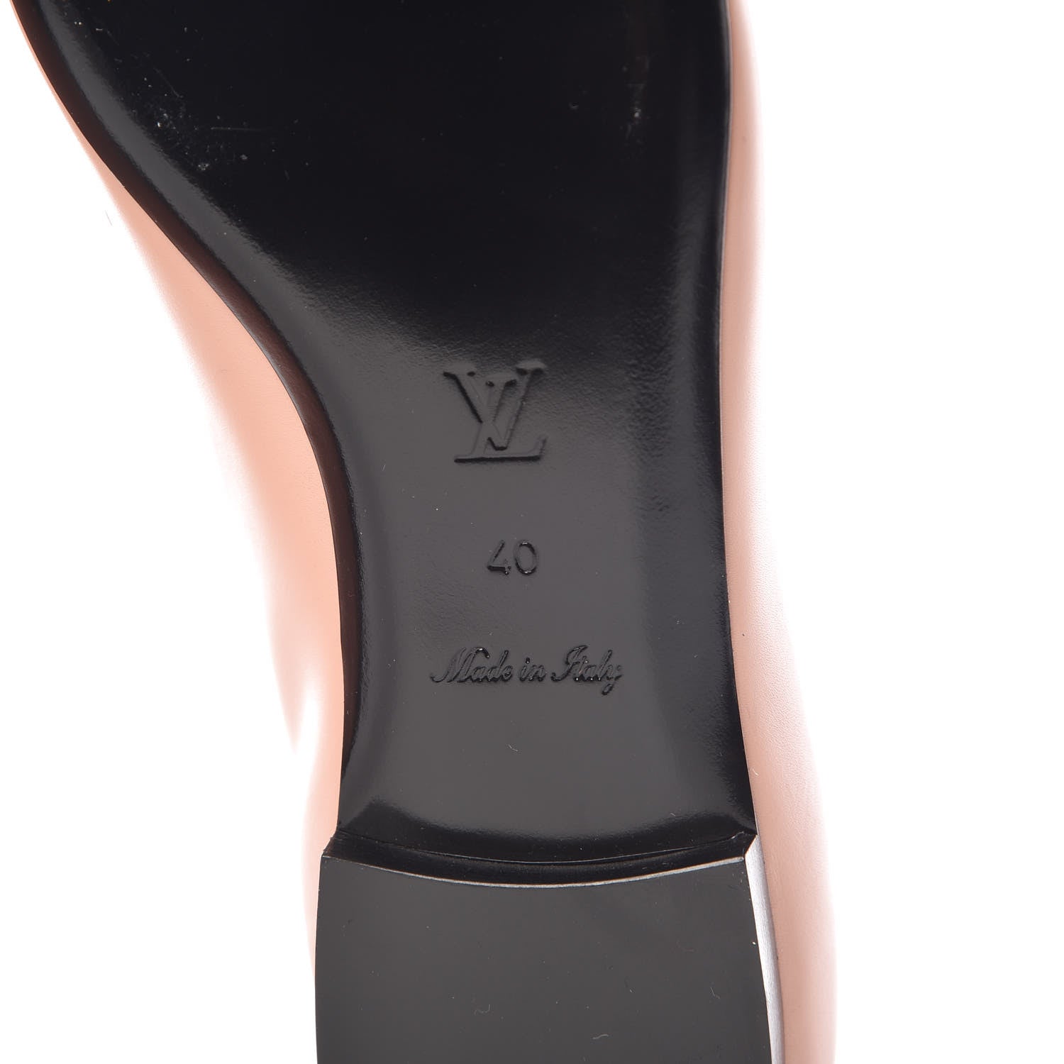 Louis Vuitton Calfskin Upper Case Flat Loafer 40 Rose Clair 6 of 8