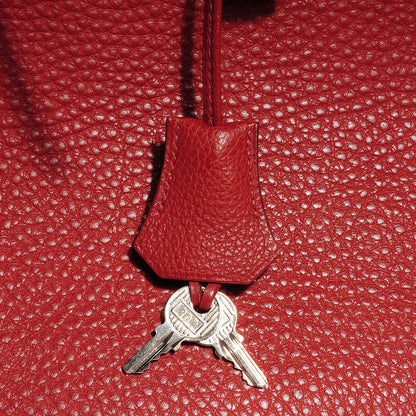 Hermes Togo Birkin 35 Rouge H and Ebene 22 of 24