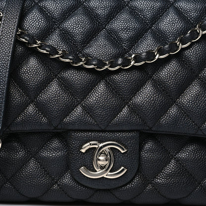 Chanel Caviar Quilted Jumbo Easy Flap Black 8 of 13