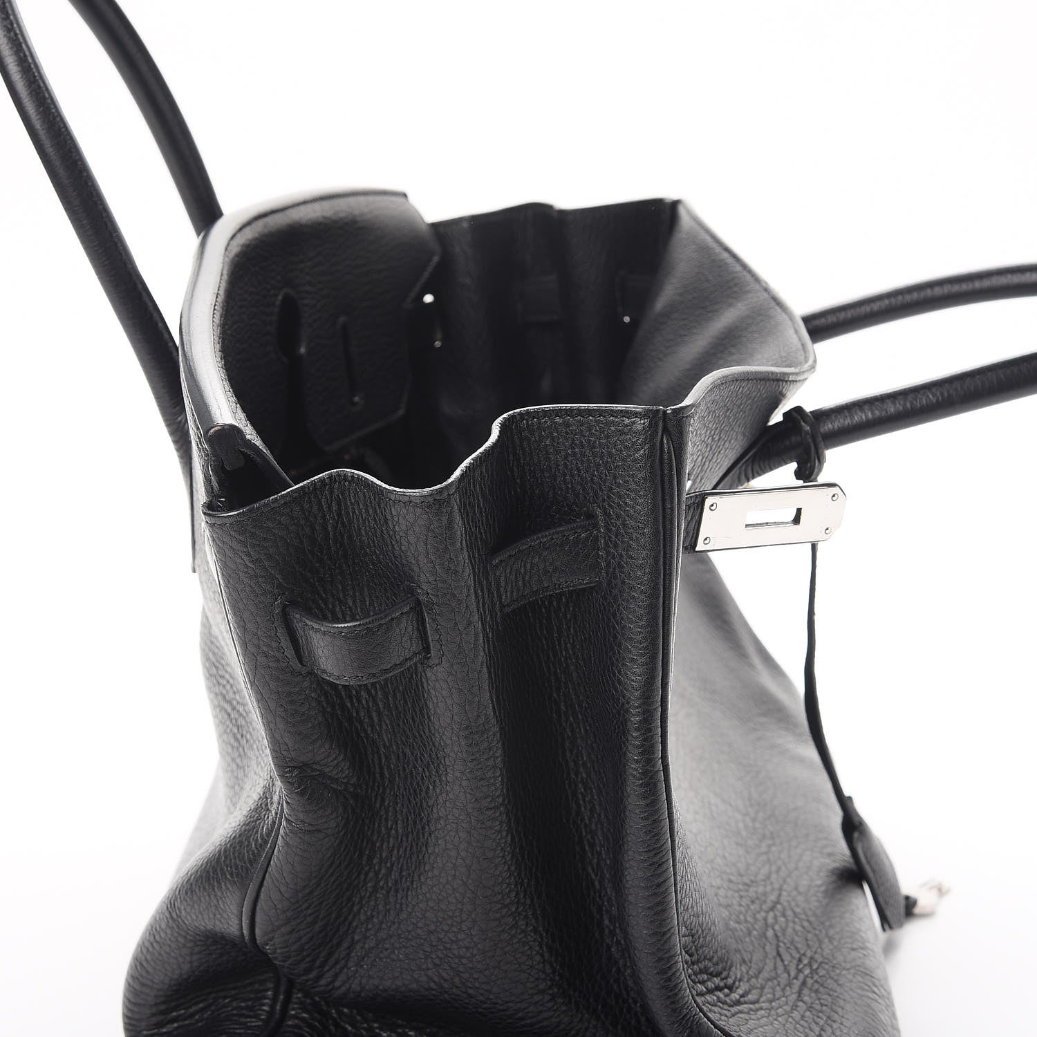 Hermes Taurillon Clemence Birkin 35 Black 15 of 44