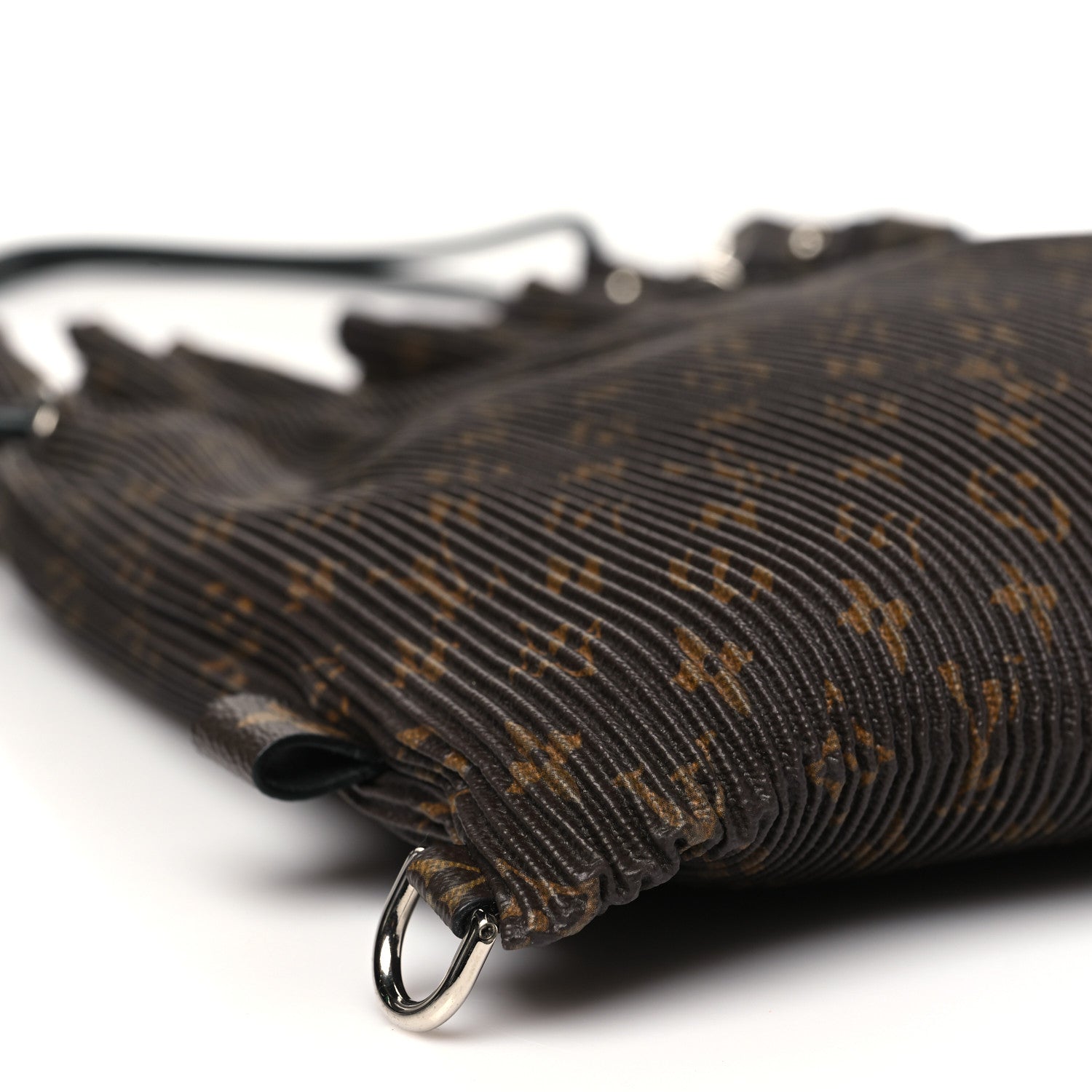 Louis Vuitton Monogram Canvas Pleated Explorer Bag MM 8 of 9