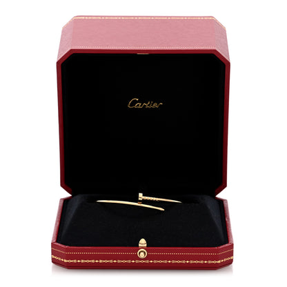 Cartier 18K Yellow Gold Small Juste Un Clou Bracelet 17 5 of 5