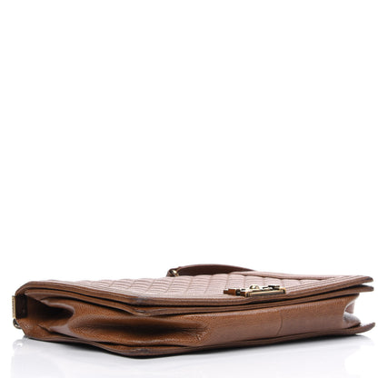 Chanel Caviar Quilted Large Boy Flap Light Brown 3 of 10